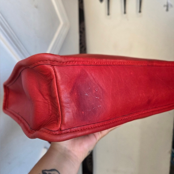 Vintage Coach NYC Red Slim Satchel 9430❤️🥀 - Picture 7 of 15